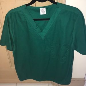Hunter Green Scrub Top
